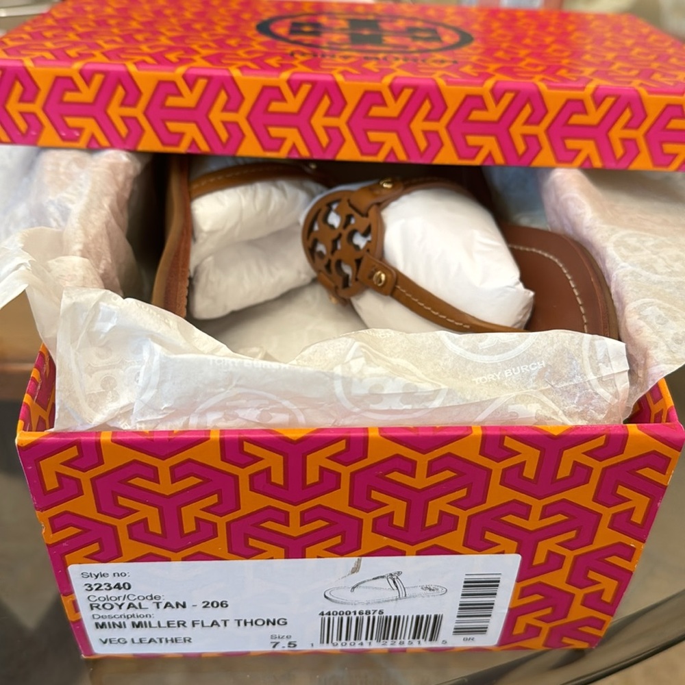 Tory Burch sandals with box